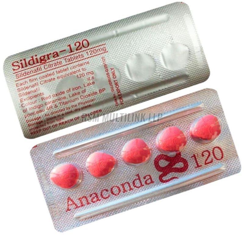 Sildenafil Citrate 120mg Tablet