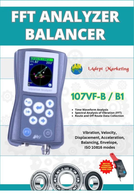 107VF B Single Channel Vibration Meter & Data Collector