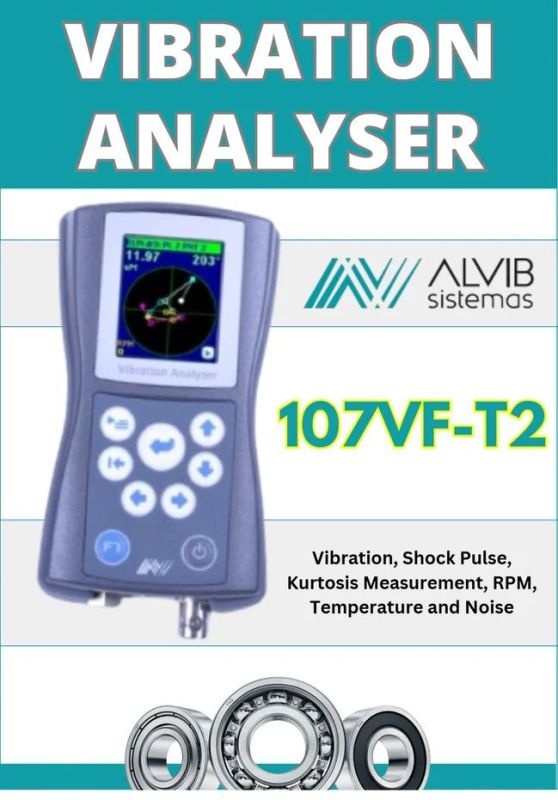 107vf-t2 single channel vibration temperature data collector