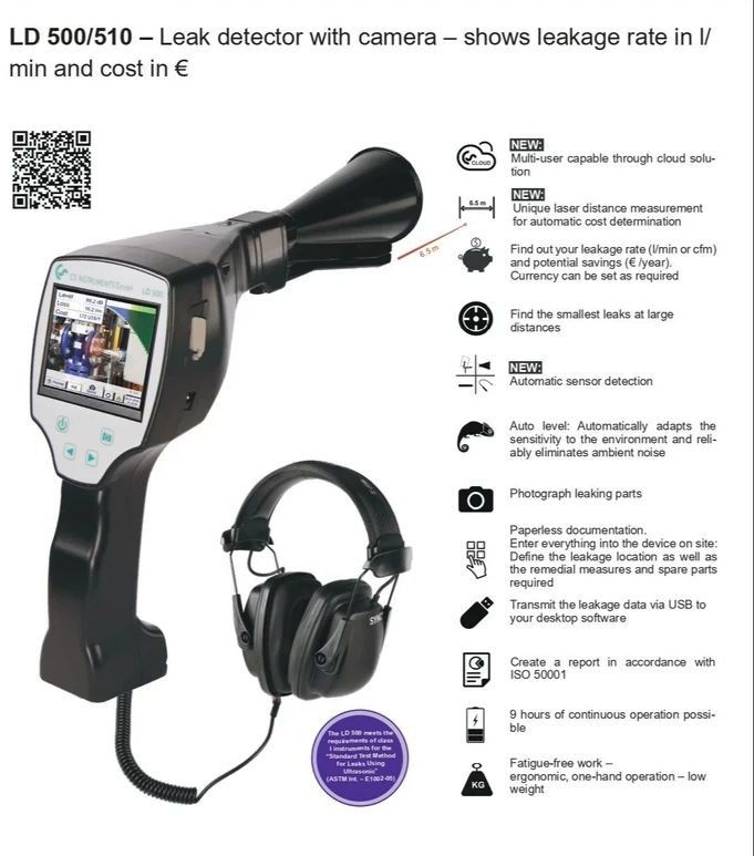 ultrasonic air leak detector