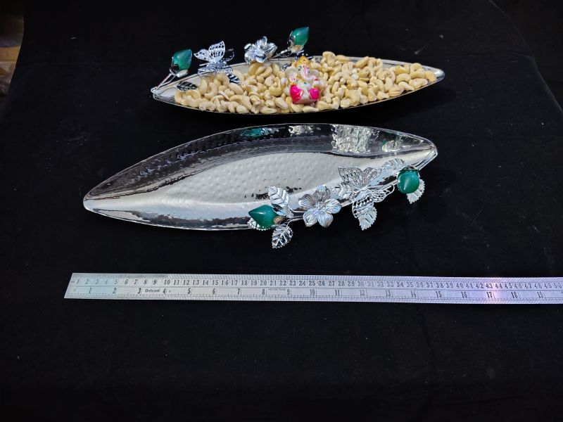 Stainless Steel Designer Dry Fruit Platter