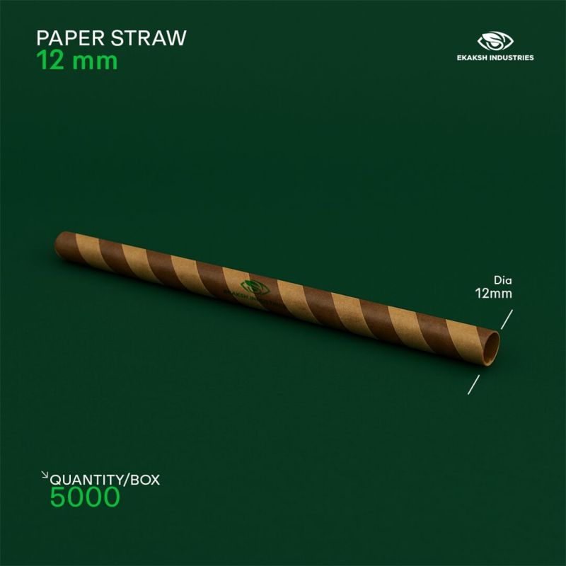 10mm Printed Paper Straw