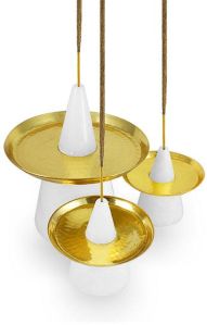 Brass and Marble Cake Stand
