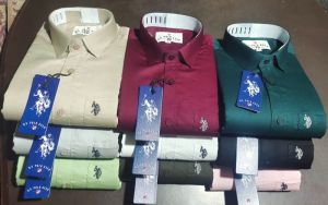 Cotton Plain  Shirt Full Sleeve