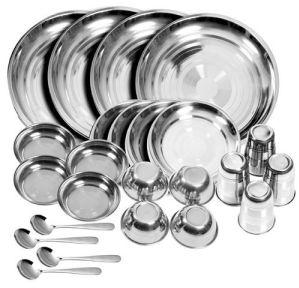 Steel Dinner Set