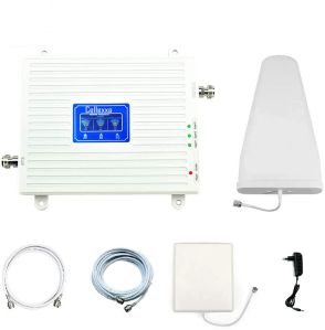 2G/3G/4G Mobile Signal Booster (TRI BAND), Boosts & Data Also, Complete Kit Area Coverage 4500Sq