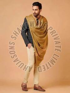 Mens Embroidered Pashmina Shawl