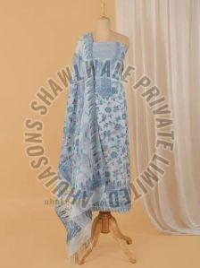 SKU AS01847306 Cotton Silk Unstiched Suit