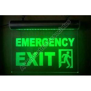 LED Emergency Exit Sign Boards
