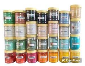 Handmade natural pigments powder 30 shades (50 ml each)