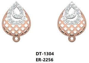 ER-2256 Ladies Rose Gold Earring