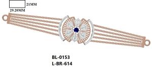 L-BR-614 Ladies Gold Bracelet