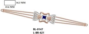 L-BR-621 Ladies Gold Bracelet