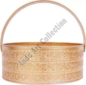 Brass Pooja Basket
