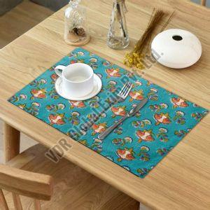 Floral Printed Cotton Table Mat