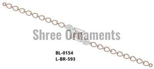 L-BR-593 Ladies Gold Bracelet