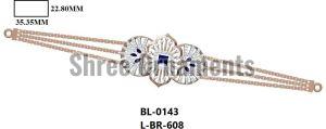 L-BR-608 Ladies Gold Bracelet