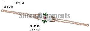 L-BR-625 Ladies Gold Bracelet