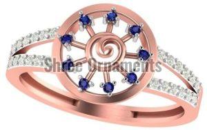 M-PLR-3923 Ladies Rose Gold Ring