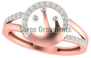 M-PLR-3928 Ladies Rose Gold Ring