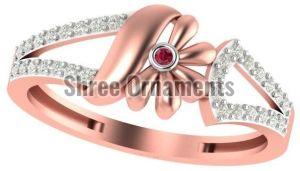 M-PLR-3932 Ladies Rose Gold Ring