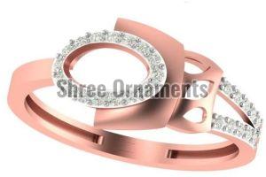 M-PLR-3933 Ladies Rose Gold Ring
