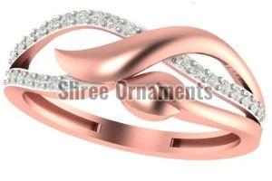 M-PLR-3935 Ladies Rose Gold Ring
