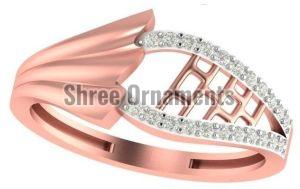 M-PLR-3940 Ladies Rose Gold Ring