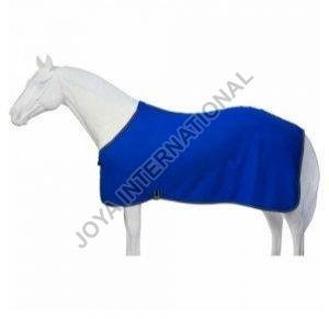 Blue Horse Fleece Rug