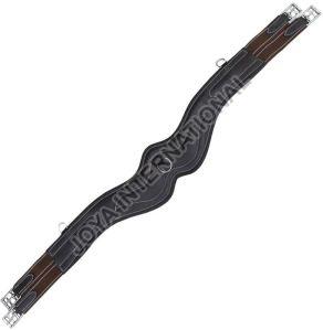 Wave Over Lay Leather Horse Girth