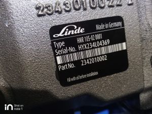 Linde Hydraulic Pump