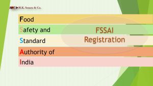 Fssai Food License Service