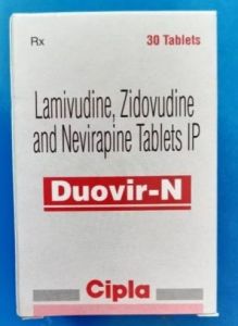 Duovir-N Lamivudine Zidovudine & Nevirapine Tablets