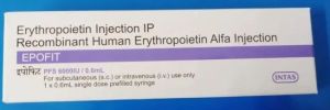 Epofit Erythropoietin Anemia Therapy 6000 IU Prefilled Syringe