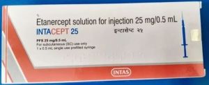 Intacept Etanercept 25 Mg Injection