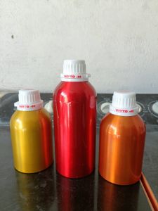 Steel Metallic Coated Aluminum Essential Oil Bottle