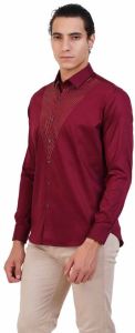 Plain Pure Cotton Formal Shirt