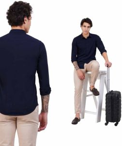 Plain Pure Cotton Office Shirt