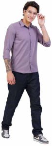 Purple Men Pure Cotton Shirt