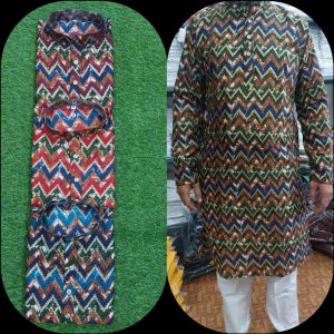 Cotton Printed Designer Kurta, Stitch Type : Stitched