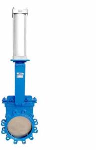 Cast Iron Pneumatic Cylinder Knife Edge Gate Valve 2 Inch for Slurry