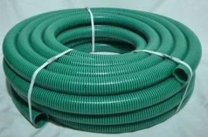 Coated Flexible PVC Suction Hose Pipe, Color : Green