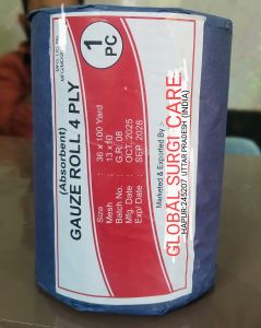 High Absorbency Bleached Absorbent Gauze Roll