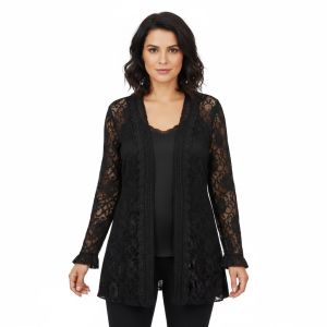 Cotton All Crochet Ladies Long Shrug Small, Large, Medium