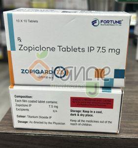 Zopigard 7.5mg Zopiclone Tablets, Packaging Type : Strips