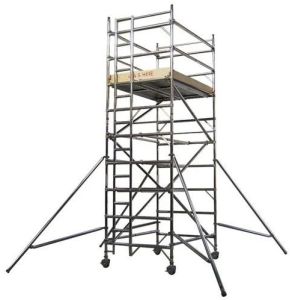Aluminium Scaffolding Ladder, Color : Silver