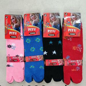 Cotton Stretchable Ladies Printed Socks Standard