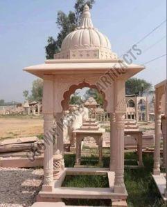 Stone Marble Temple Chattri Traditional for Used Worship