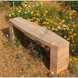 3 Seater Garden Sandstone Bench