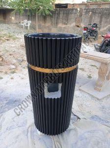 5 Feet Black Marble Pedestal Wash Basin